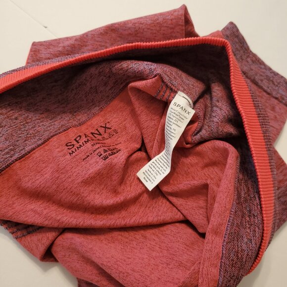 SPANX Space dye Coral Punch Seamless Sculp Leggings Size M/10 - Picture 8 of 11